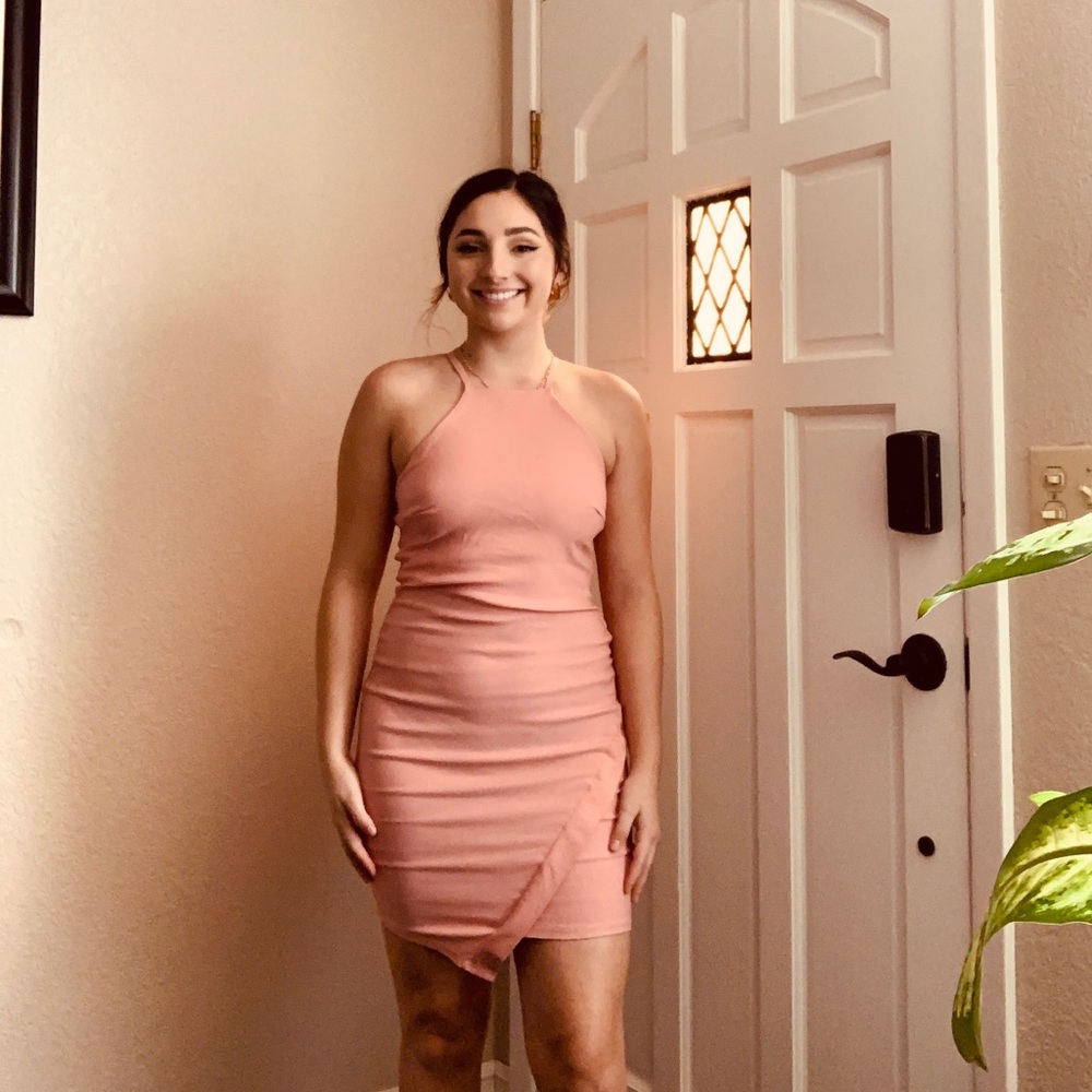 Open back dress